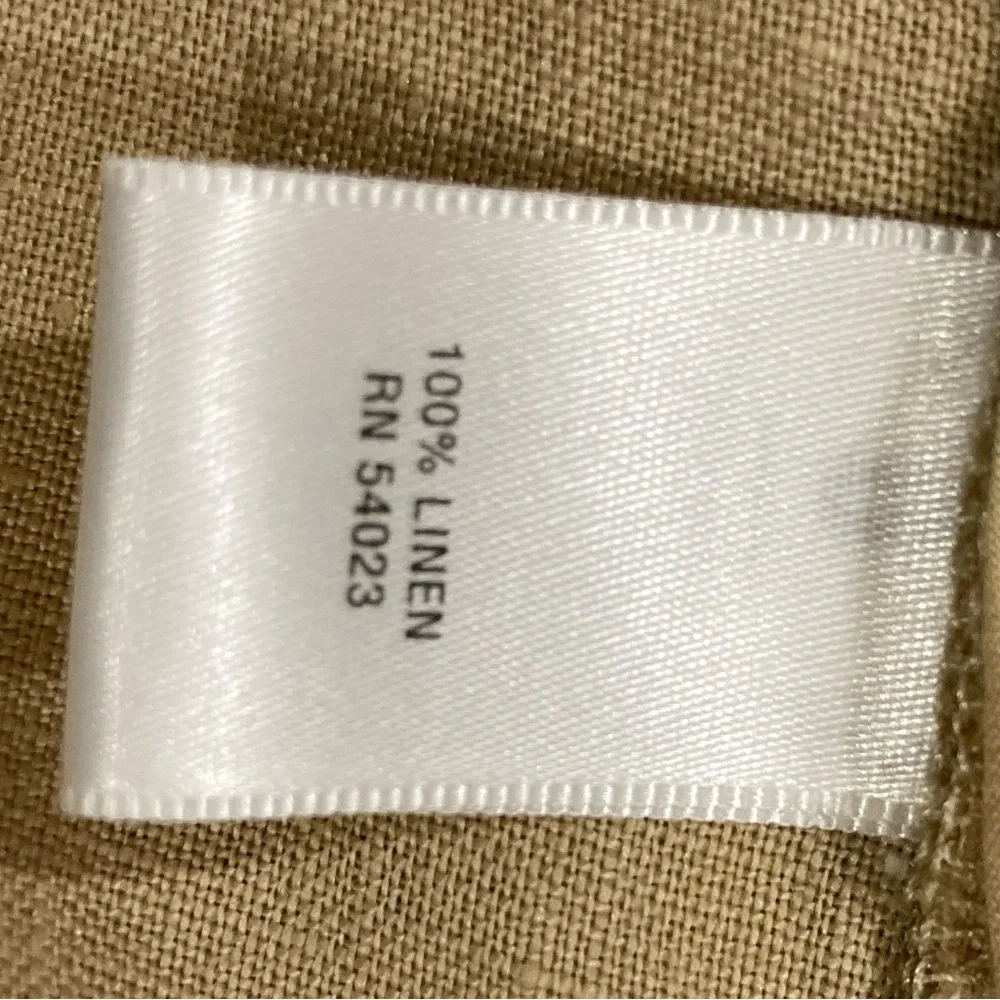 Banana Republic Women’s Khaki Linen Pants Size 6